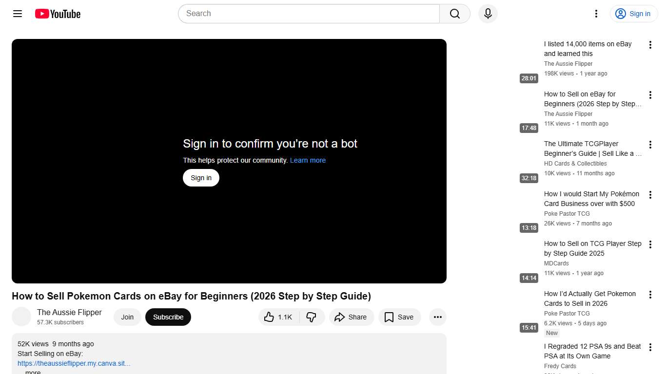 How to Sell Pokemon Cards on eBay for Beginners (2026 Step by Step Guide) - YouTube